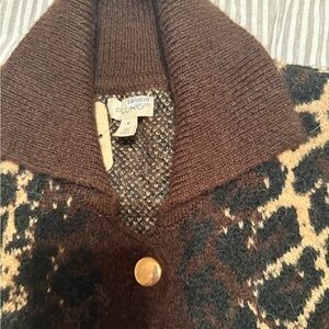 Anthropologie PILCRO Cheetah Cardigan